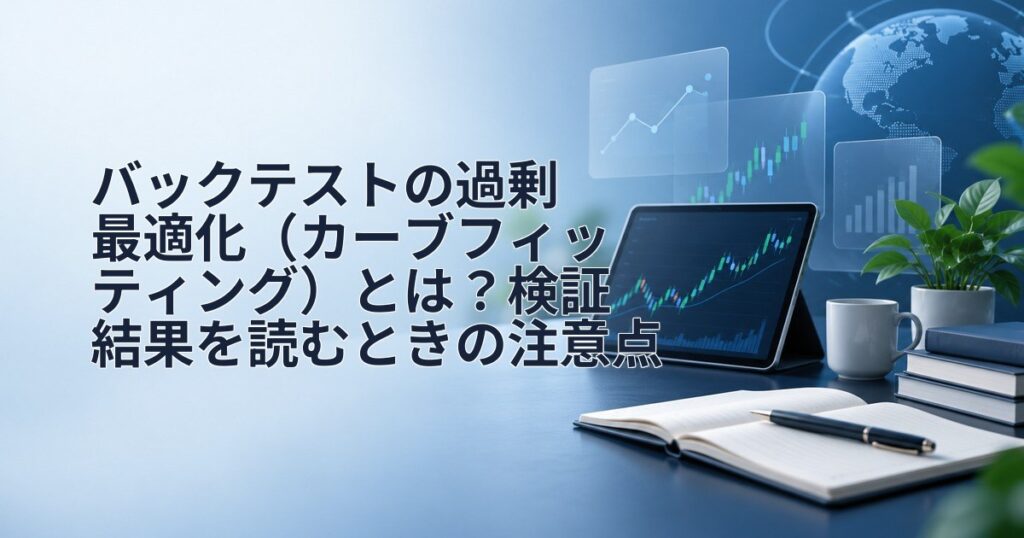 バックテストの過剰最適化(カーブフィッティング)とは?検証結果を読むときの注意点