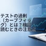 バックテストの過剰最適化(カーブフィッティング)とは?検証結果を読むときの注意点