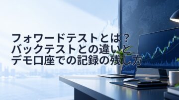 フォワードテストとは？バックテストとの違いとデモ口座での記録の残し方