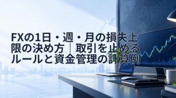 FXの1日・週・月の損失上限の決め方｜取引を止めるルールと資金管理の計算例