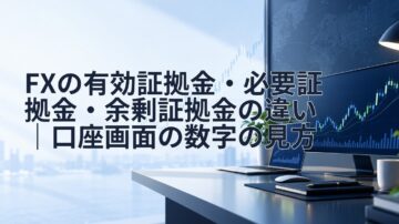 FXの有効証拠金・必要証拠金・余剰証拠金の違い｜口座画面の数字の見方