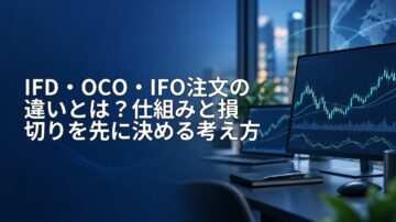 IFD・OCO・IFO注文の違いとは？仕組みと損切りを先に決める考え方