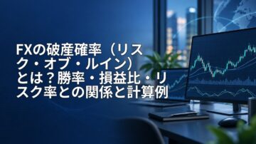 FXの破産確率（リスク・オブ・ルイン）とは？勝率・損益比・リスク率との関係と計算例