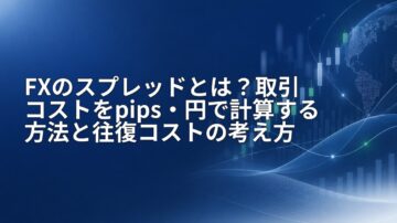 FXのスプレッドとは？取引コストをpips・円で計算する方法と往復コストの考え方