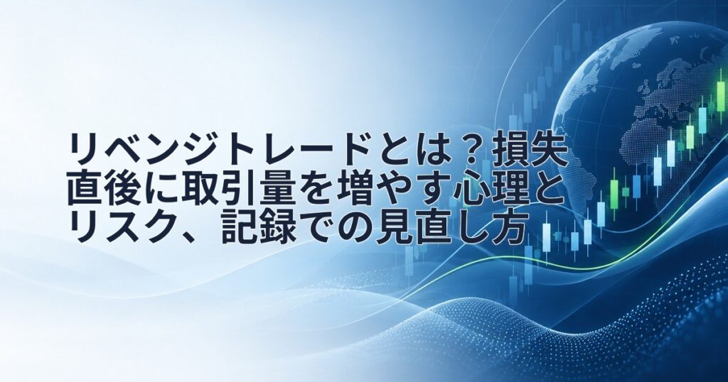 リベンジトレードとは?損失直後に取引量を増やす心理とリスク、記録での見直し方