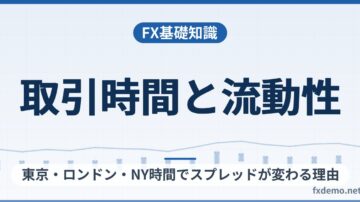 FXの取引時間と流動性｜東京・ロンドン・NY時間でスプレッドが変わる理由